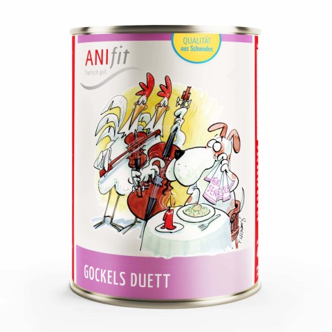 Dog Accessories Wet pet food Cock's Duet (Gockels Duett) 400g 6 Piece -1- Anifit